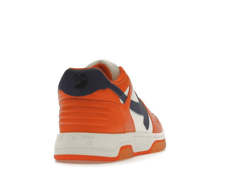 OFF-WHITE Out Of Office OOO Low Tops White Orange Blue