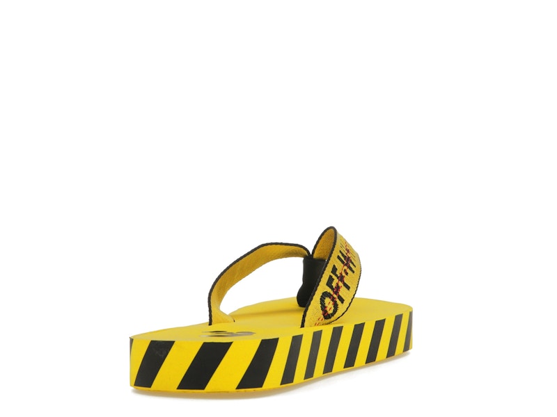 OFF-WHITE Industrial Flip Flops Yellow SS21
