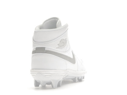 Jordan 1 Mid TD Cleat White Grey Fog
