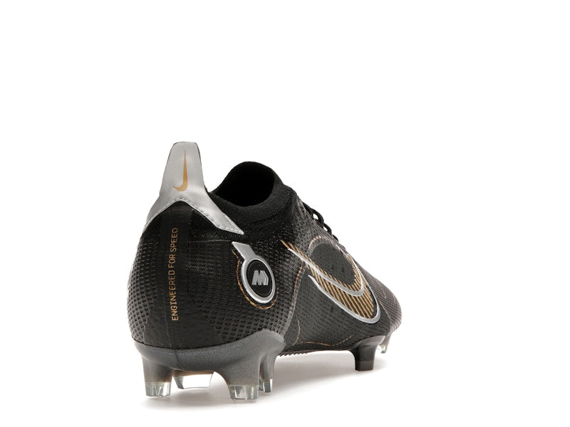 Nike Mercurial Vapor 14 Elite FG Black Metallic Silver Cave Stone Metallic Gold