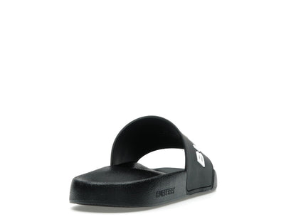 Burberry Logo Slides Black Optic White