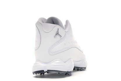 Jordan 13 Retro Golf Cleat White Black