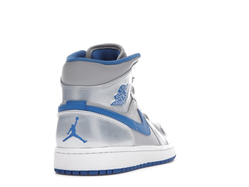 Jordan 1 Mid Wolf Grey Sport Blue