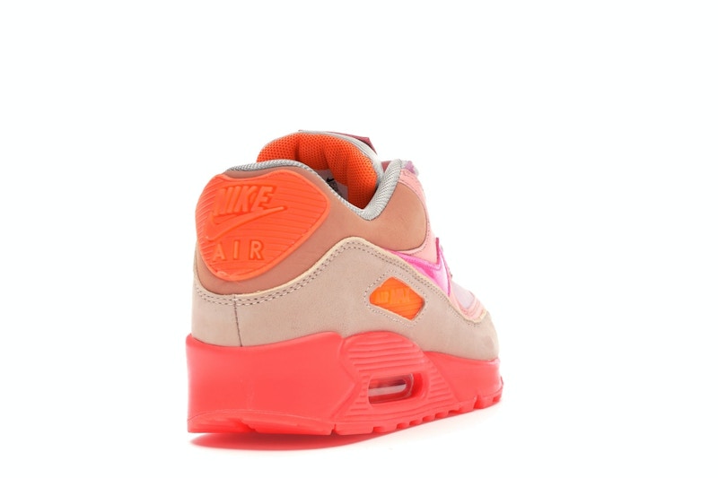 Nike Air Max 90 PRM Platinum Crimson/Bright Purple (Women's)