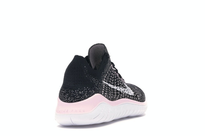 Nike Free RN Flyknit 2018 Black Pink Foam (Women's)