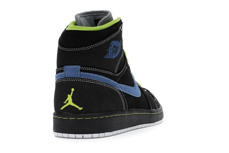 Jordan 1 Retro High Black Cyber Blue Sapphire