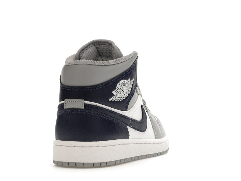 Jordan 1 Mid Wolf Grey Midnight Navy