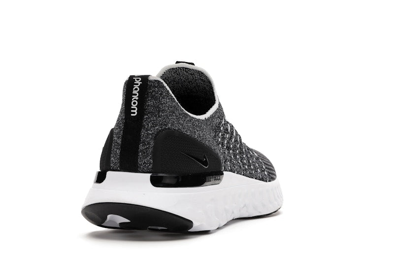 Nike React Phantom Run Flyknit 2 Black White Blend