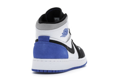Jordan 1 Mid SE White Black Royal (GS)