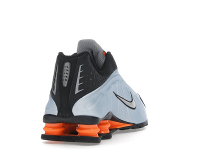 Nike Shox R4 Blue Tint Total Orange Black Metallic Silver (Women's)