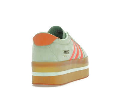 adidas Gazelle Stack Semi Green Spark Solar Orange Gum (Women's)