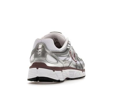 Nike P-6000 White Metallic Silver Tattoo (Women's)