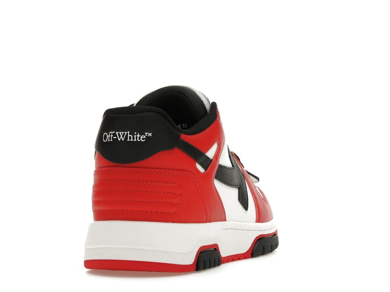 OFF-WHITE Out Of Office OOO Low Tops Red Black (2024)