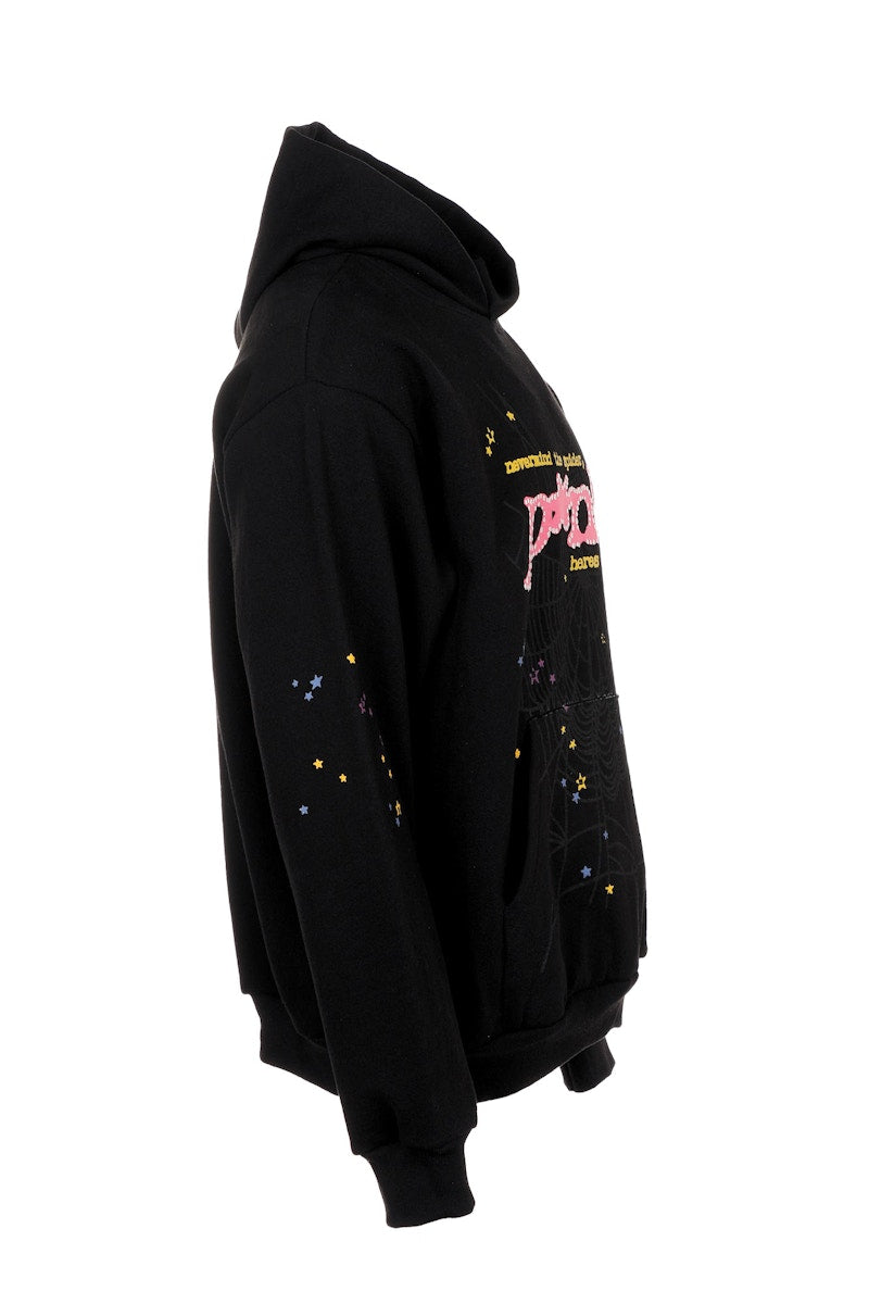 Sp5der P*NK Hoodie Black