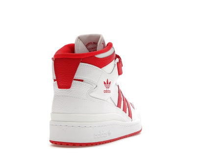 adidas Forum Mid Cloud White Vivid Red