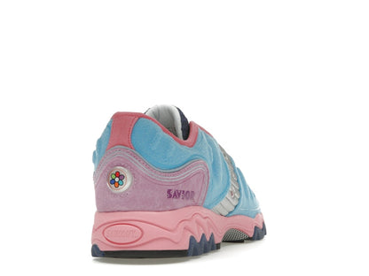 Saucony Matrix Jae Tips No Shoes In The House Blue Pink