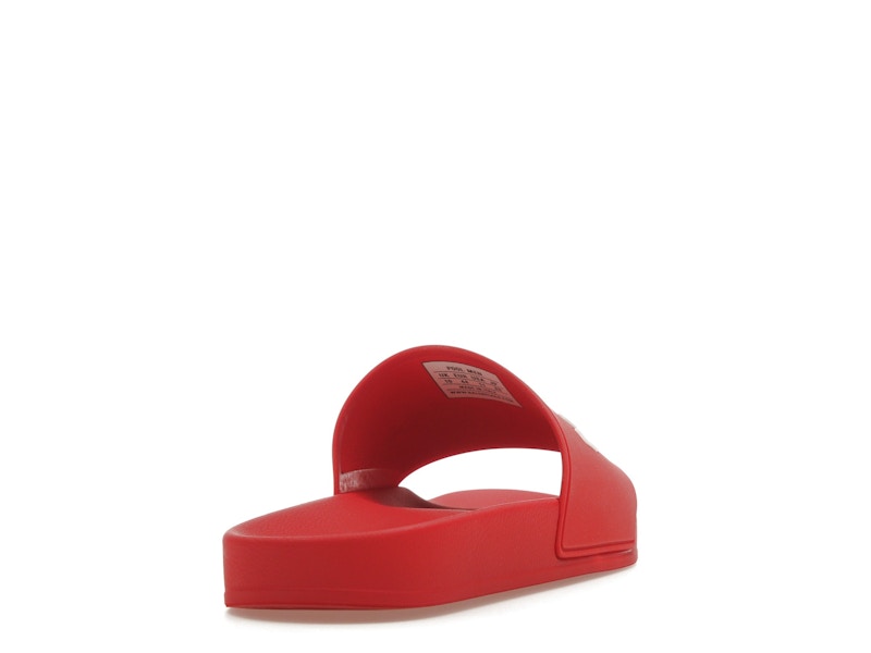Balenciaga Pool Slide Red White