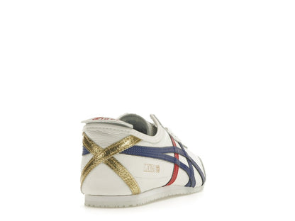 Onitsuka Tiger Mexico 66 White Blue Red Metallic Gold