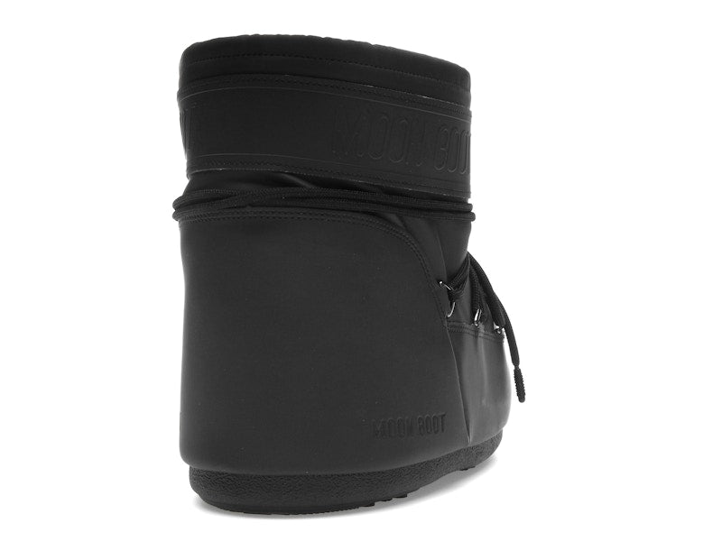 Moon Boot Icon Rubber Low Boot Black