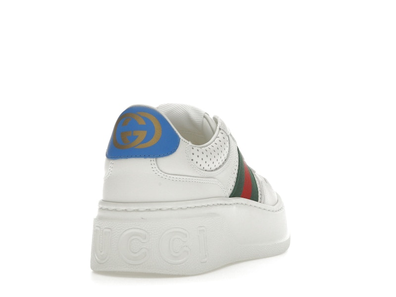 Gucci Chunky GG Web Sneaker White Blue (Women's)