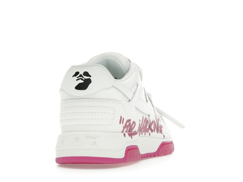 OFF-WHITE Out Of Office Low Tops (W) For Walking Fuschia