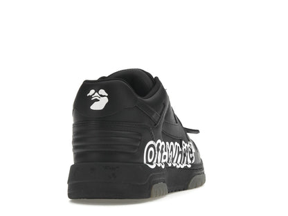 OFF-WHITE Out Of Office OOO Low Tops "Off-White" Black White