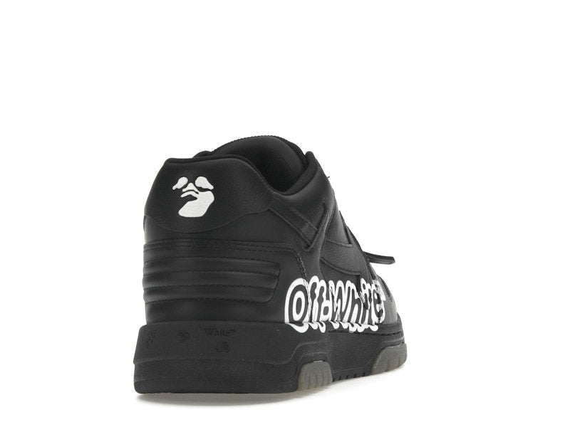 OFF-WHITE Out Of Office OOO Low Tops "Off-White" Black White