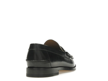 Gucci Tassel GG Canvas Loafers Black Ebony
