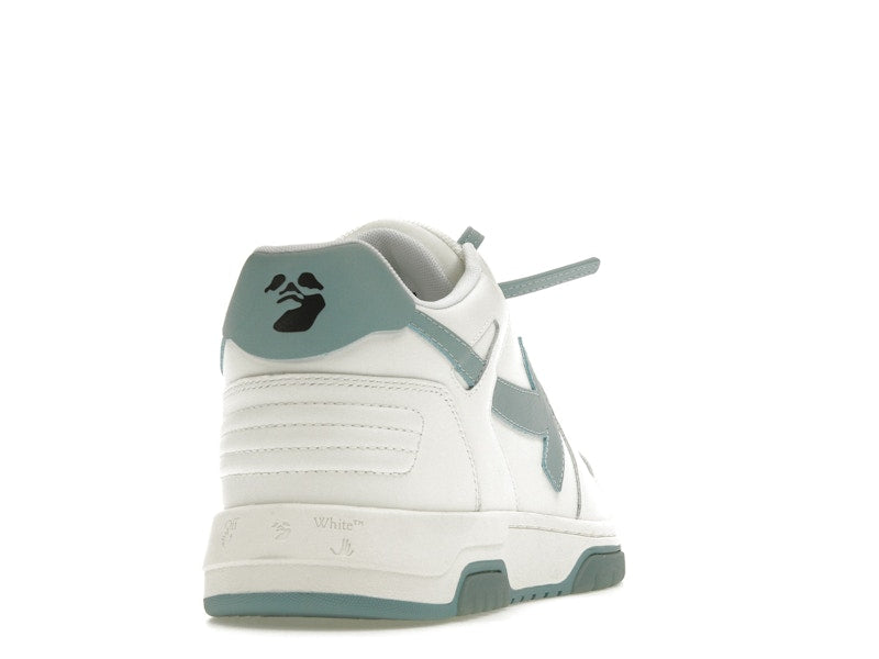 OFF-WHITE Out Of Office OOO Low Tops White Celadon