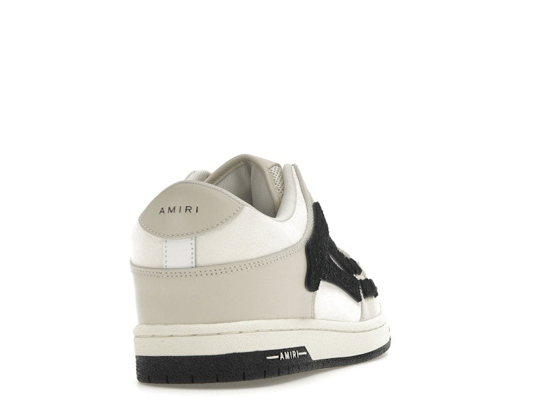 AMIRI Skel Top Low White Light Grey Black