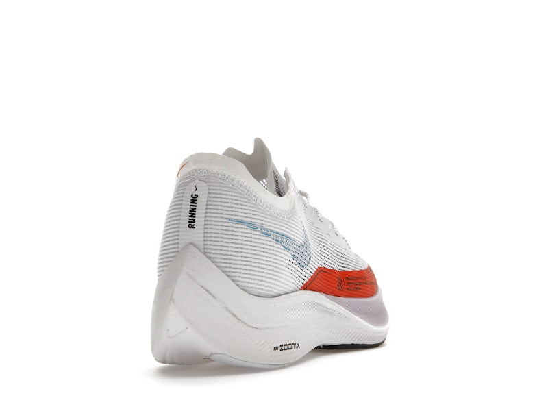 Nike ZoomX Vaporfly Next% 2 White Laser Blue Rush Orange
