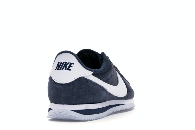 Nike Cortez Basic Nylon Obsidian White-Metallic Silver