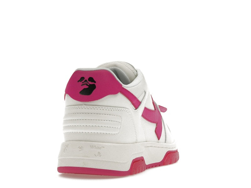 OFF-WHITE Out Of Office Calf Leather White Fuchsia (Women's)