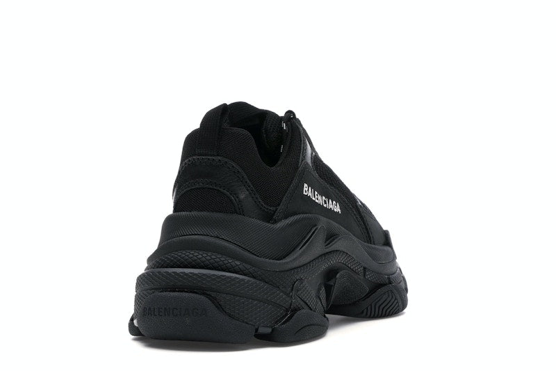 Balenciaga Triple S Triple Black (2018) Reissue Nondistressed (Women's)