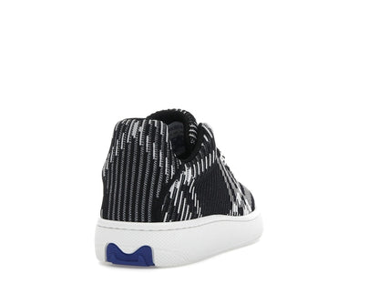 Burberry Check Knit Box Sneaker Black White (Women's)