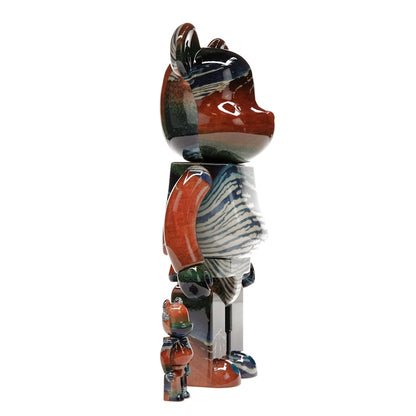 Bearbrick Katsushika Hokusai (Thirty-six Views of Tomitake, Fine Wind, Clear Morning) 100% & 400% Set