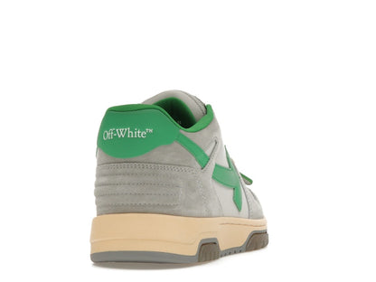 OFF-WHITE Out Of Office OOO Low Tops Light Grey Green