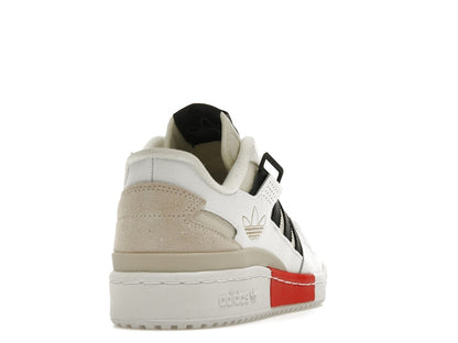 adidas Forum Exhibit Low White Vivid Red