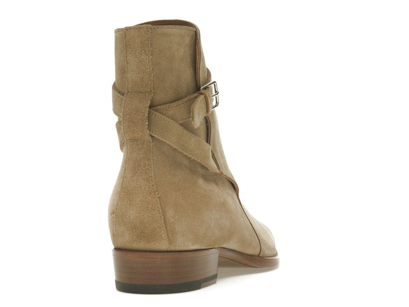 Saint Laurent Wyatt Jodhpur Boot Tobacco Suede