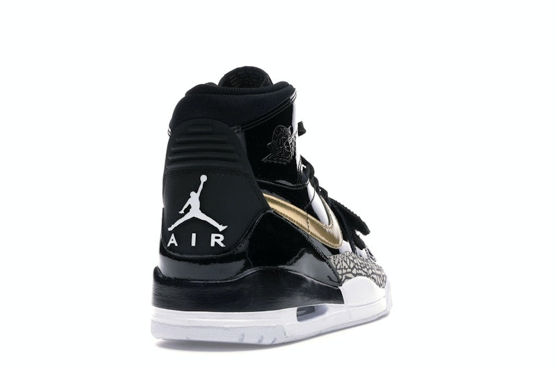Jordan Legacy 312 Black Gold Patent