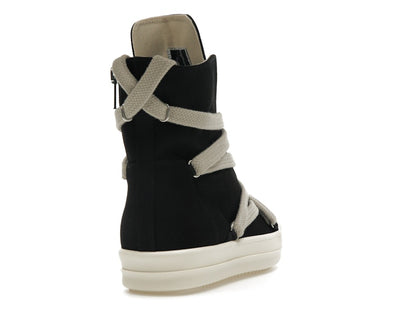 Rick Owens DRKSHDW Hexa High Black Pearl Milk Fat Lace