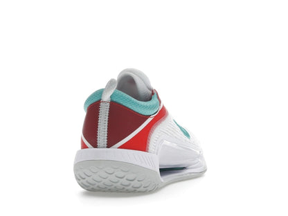 Nike Court Zoom NXT HC White Light Silver Habanero Red Washed Teal (Women's)
