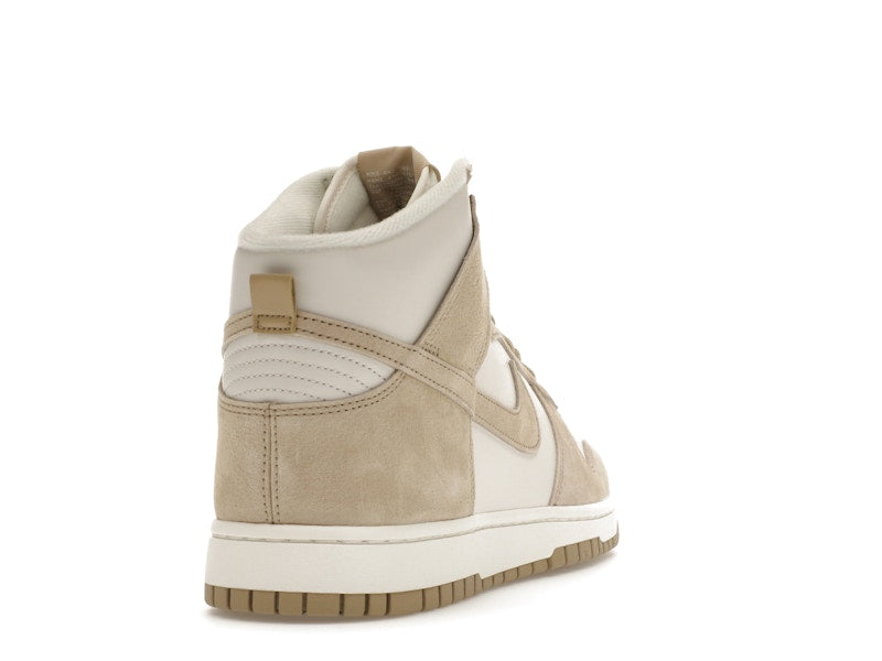 Nike Dunk High Tan Suede White
