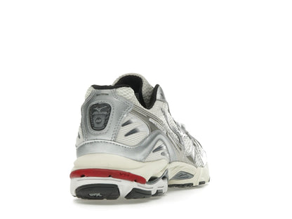 Mizuno Wave Rider 10 White Black Rythmic Red