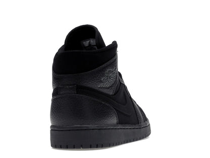 Jordan 1 Mid Black Dark Smoke Grey