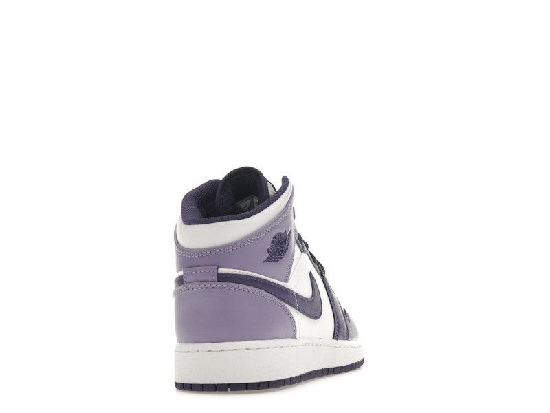 Jordan 1 Mid White Sky J Purple (GS)