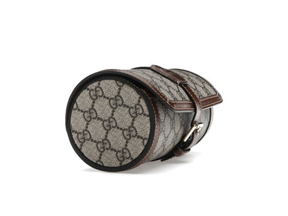 Gucci Supreme Monogram Watch Role Bag Brown