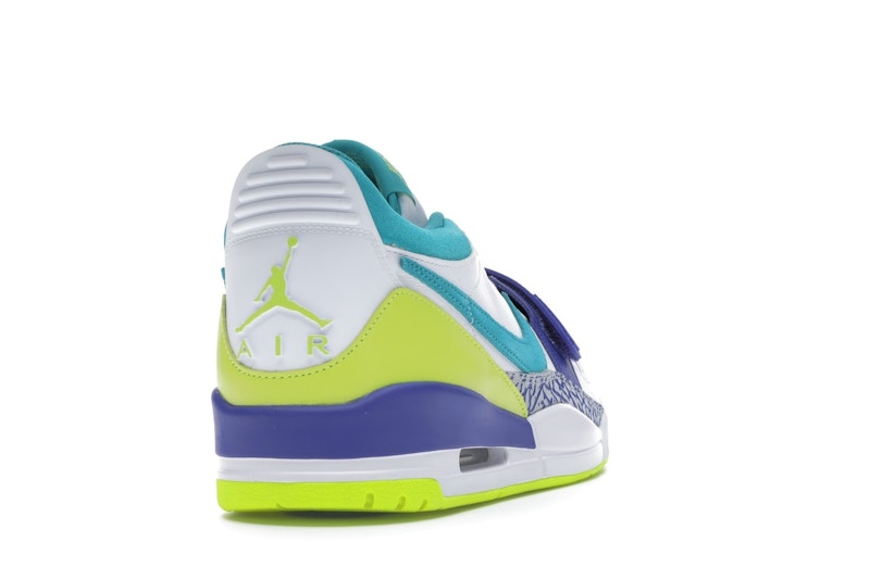 Jordan Legacy 312 Low Ultramarine Neon Yellow Aquamarine