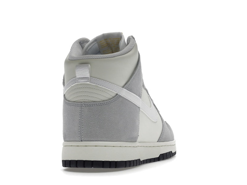 Nike Dunk High Retro Sail Pure Platinum Black White