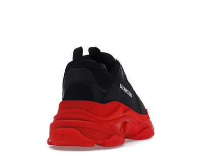 Balenciaga Triple S Black Red Sole